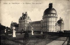CPA Valencay le Chateau vue generale 