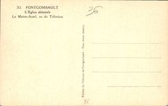 CPA Fontgombault l'Eglise Abbatiale le Maitre Autel vu du Triforium 