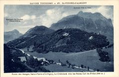 CPA Savoie Tourisme St Pierre d'Albigny Route des Bouges Saint Pierre d'Albigny le Chatelard Aix les