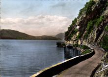 CPA Les Environs d'Aix les Bains Savoie la Corniche et le Lac du Bourget 