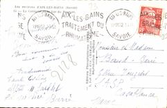 CPA Les Environs d'Aix les Bains Savoie la Corniche et le Lac du Bourget 