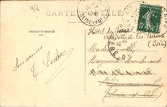 CPA Aix les Bains lac du Bourget Ligne de Paris 