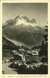 CPA Chamonix Village de Trelechamp et Aiguille Verte et Dru 