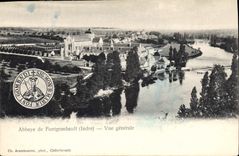 CPA Abbaye de Fontgombault Indre vue generale 