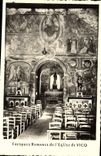 CPA La Vallee Noire Nohant Vicq Indre Fresques Romaines de l'Eglise de Vicq 