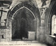 CPA Gargilesse Indre Eglise la Crypte XII siecle 