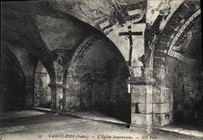 CPA Gargilesse Indre l'eglise Souterraine 