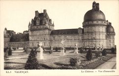 CPA Valencay le Chateau vue d'ensemble 