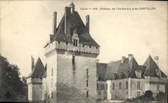 CPA Indre Chateau de l'Ile Savary pres Chatillon 