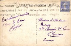 CPA Savoie tourisme Environs d'Aix les Bains route des Bauges Pont de l'Abime sur le Cheran 