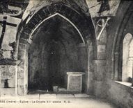 CPA Gargilesse Eglise la crypte XII siecle 