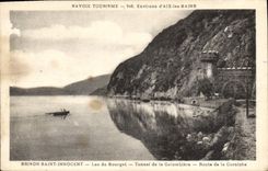 CPA Savoie Tourisme Environs d'Aix les Bains Baison Saint Innocent Lac du Bourget Tunnel de la Colom