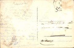 CPA Chamonix vue generale et le Mont Blanc 