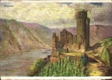 CPA Ruine Ehrenfels Bolanden dem Stalthalter des Rheingaues 