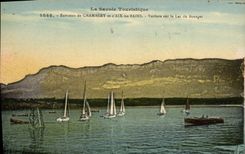 CPA La Savoie Touristique Environs de Chambery et d'Aix les Bains Voiliers sur le Lac du Bourget 