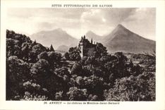 CPA Sites Pittoresque de Savoie Annecy le Chateau de Monthon Saint Bernard 