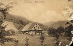 CPA Altes Haus im Schwarzwald 