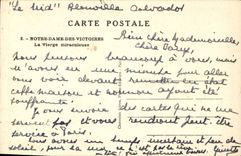 CPA Notre Dame des Victoires la Vierge miraculeuse 