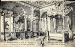 CPA Collection speciale du Palais de Compiegne Chambre a Coucher des Imperatrices 