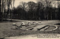 CPA Foret de Compiegne le Carrefour de l'Armistice pres Rethondes Emplacement du Wagon du Marechal F