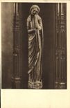 CPA Verneuil S Avre Vierge Dolente EGlise Notre Dame Statue Bois Polychromee 