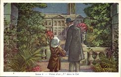 CPA Scene 4 Vision d'un t dans le Ciel 