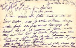 CPA Notre profond amour brille de telle flamme qu'a lui seul il eclaire et rechauffe notre ame Femme