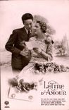 CPA Lettre d'Amour Femme