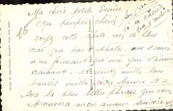 CPA Aimer est la douce extase qy'un Baiser exprime sans Phrase Femme