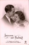 CPA Langage des Baisers Femme