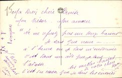 CPA Ne me refusez pas un doux baiser Femme