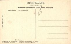 CPA Jan Steen Le Peintre et sa Famille 