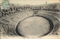 CPA Nimes Interieur des Arenes 