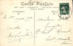 CPA Nimes la Maison Carree et le Theatre 