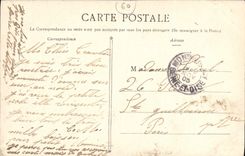 CPA Chateau de Chantilly Porte d'Entree 