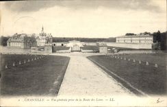CPA Chantilly Vue generale prise de la Route des Lions 