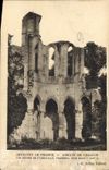 CPA Institut de France Abbaye de Chaalis les Ruines de l'Abbatiale transept cote nord 