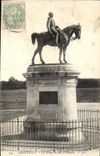 CPA Chantilly la Statue du duc d'Aumale 