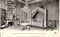 CPA Palais de Compiegne Chambre a coucher de L'Empereur 