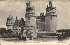 CPA Chateau de Pierrefonds L'Entree 