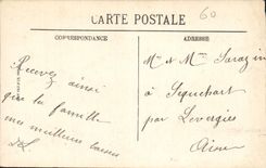 CPA Compiegne le Chateau Chambre a coucher des Imperatrices