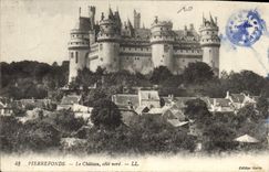 CPA Pierrefonds le Chateau cote nord 