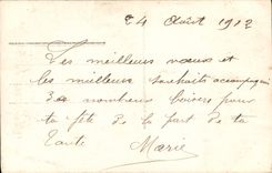 CPA Bonne Fete Femme