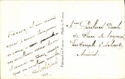 CPA Bonne Annee Femme