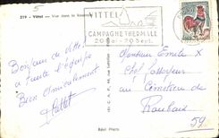 CPA Vittel Vue dans la Roseraie