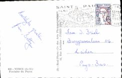 CPA Vence A M Fontaine du Peyra 