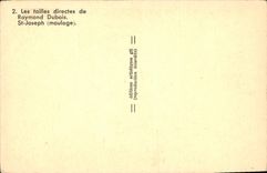 CPA Les tailles directes de Raymond Dubois St Joseph moulage 
