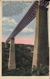 CPA Vallee de la Sioule Viaduc des Fades Le Plus naut d'Europe 