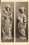 CPA Hellbronn St Kilianskirche Figuren vom Hochaltar 