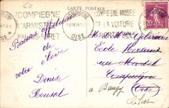 CPA Compiegne Oise l'Avenue des Beaux Monts 